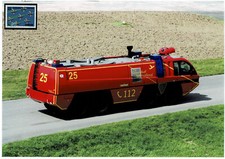 Flughafenfeuerwehrfahrzeug Düsseldorf International Schmuckblatt 76.3