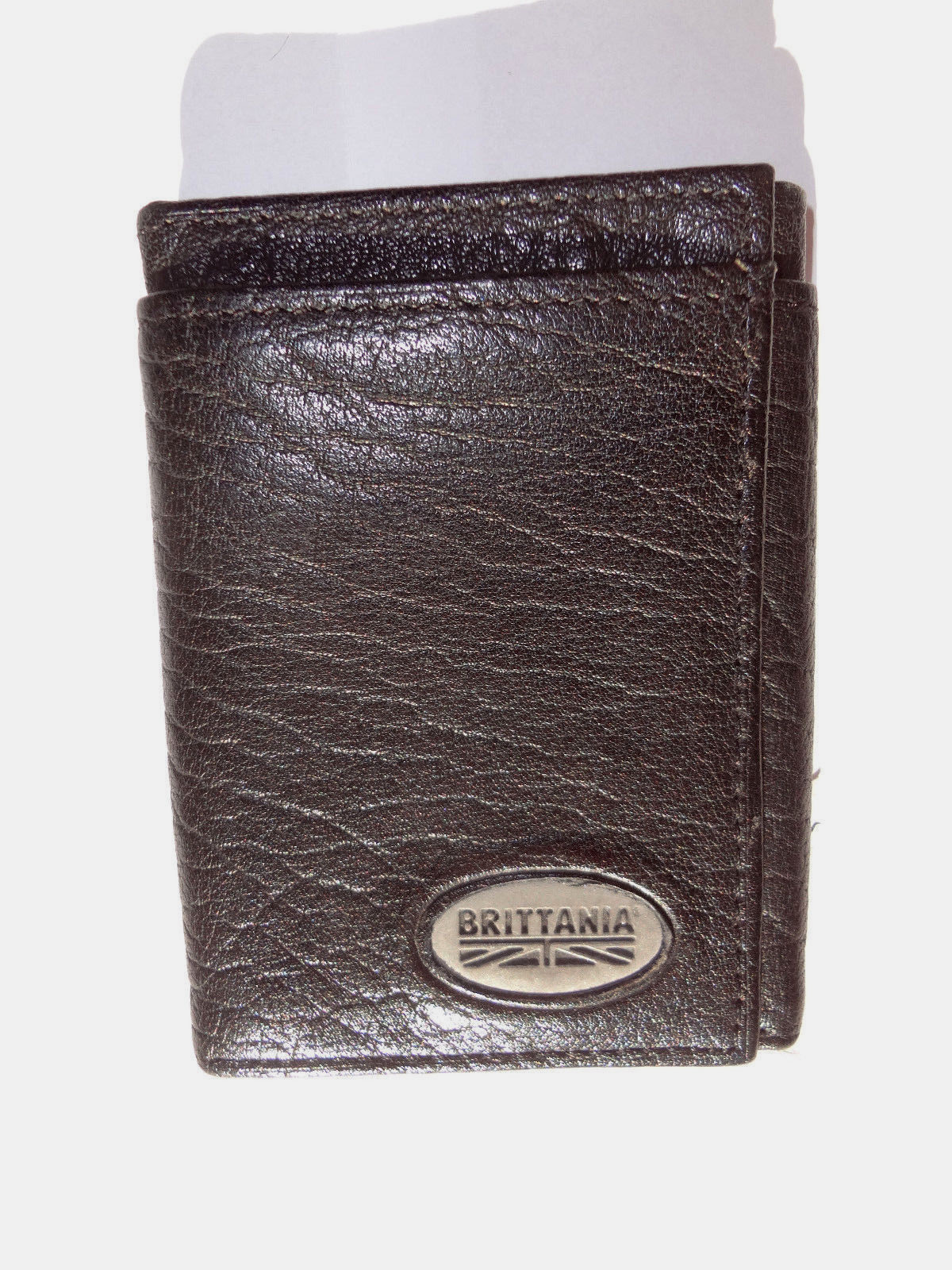 Slim Leather Wallet for Men RFID Blocking Minimalist Card Holder-image