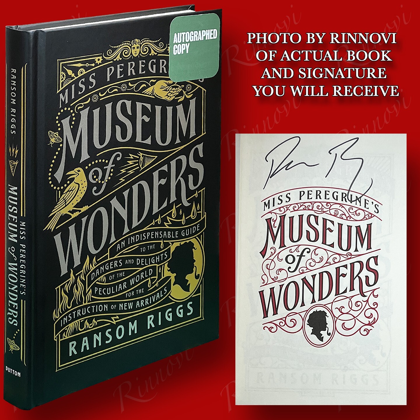 Miss Peregrine's Museum of Wonders SIGNED Ransom Riggs (2022,HC,1st/1st ...