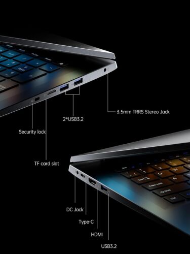 ACEMAGIC 18.5" FHD IPS Laptop Intel N150 Quad-Core 16GB RAM 512GB Windows 11 Pro - Picture 9 of 9