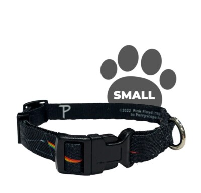 NEW PINK FLOYD PRISM ADJUSTABLE DOG COLLAR, small