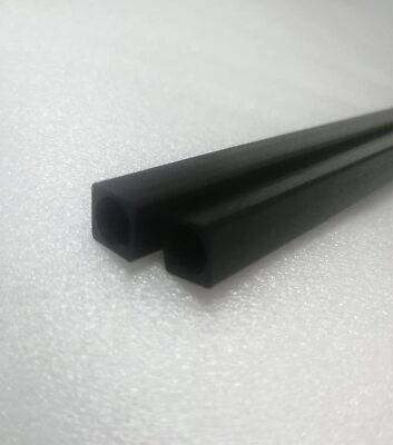 Square Carbon Fiber Tubes 6x6x5x200mm Inner RoundDiameter 5mmPultruded Carbon - View #3