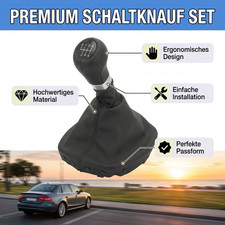Schaltknauf Schalthebel 6 Gang für BMW 3er E90 E91 BJ 2004-2012 Schaltmanschette