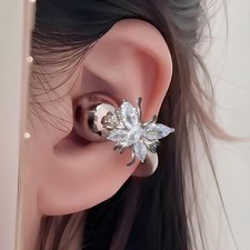 Bluetooth Wireless Earphones, Butterfly Earrings Bluetooth Headphones Clip--