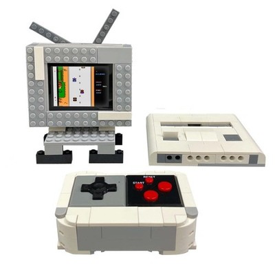 Millennium 2000 Arcade Bricks Portable Spielekonsole Retro Selberbauen
