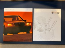 1987 Mercedes Benz 190-class Brochure 190 E 190d 190e 2.3-16 Big Sales Catalog