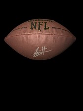 Lee Hunter CAROLINA PANTHERS Signed Football NFL Draft D LINE TEXAS TECH JSA