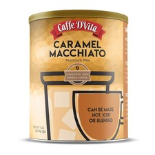 Caffe D'Vita Caramel Macchiato - Instant Coffee Powder 16 Ounce (Pack of 1)
