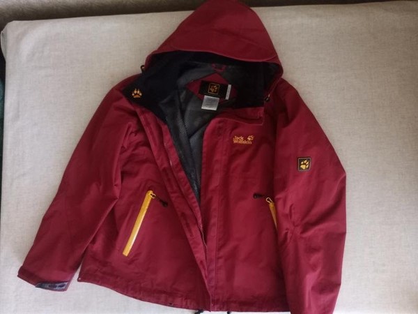 Women Jack Wolfskin Jacket Red 42 / XL / 50 #9EQP