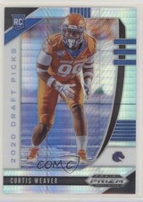 2020 Panini Prizm Draft Picks Rookies Hyper 31/75 Curtis Weaver #166 1u6