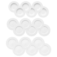 Villeroy & Boch Royal Gourmetteller Suppenteller Speiseteller Weiß 6 Personen