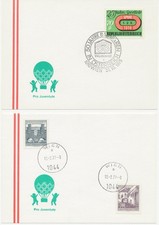 ÖSTERREICH SONDERSTEMPEL 1975/8, 22 versch. SST BANKEN (20) & VERSICHERUNGEN (2)