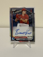 2024 Bowman Chrome BARRETT KENT Autograph Refractor /499 #CPA-BK ANGELS
