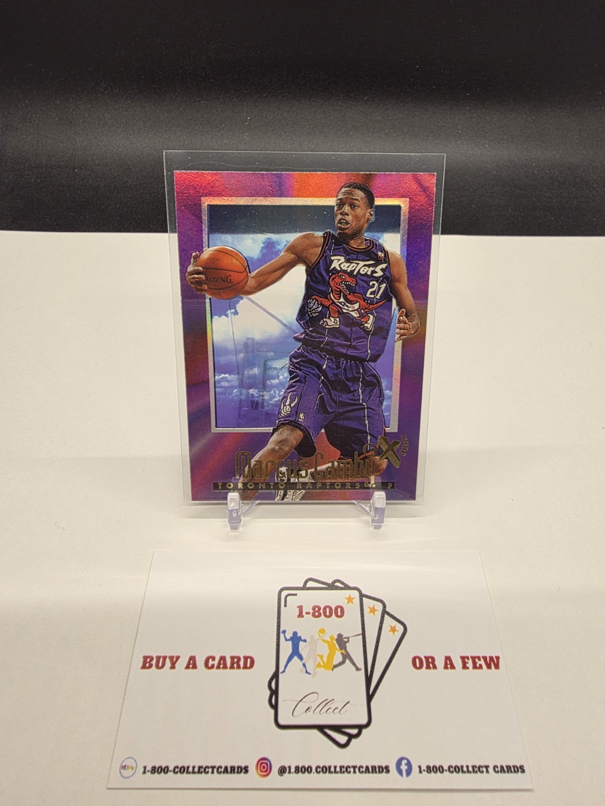 1996-97 E-X2000 #70 Marcus Camby RC Toronto Raptors