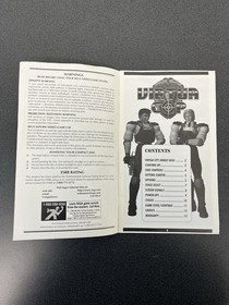 Virtua Cop Sega Saturn Instruction Manual Booklet ONLY 81015