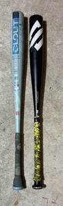 Batte De Baseball Rawlings Clout AI 2025 - 10 Oz, Barrel 2-3/4, Certifiée USSSA, Bleu/noir