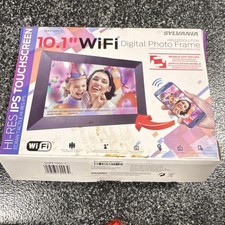 Sylvania SDPF1095-C 10.1" Wi-Fi IPS Touchscreen Digital Photo Frame, Black