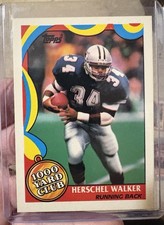 1989 Topps Herschel Walker  #2 1000 Yard Club Dallas Cowboys