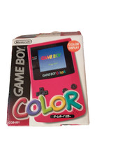 CONSOLA NINTENDO GAME BOY COLOR ROJO BAYA EN CAJA EXCELENTE ESTADO
