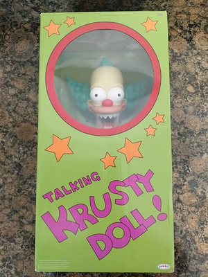 #ad Krusty the Clown Talking Plush Doll The Simpsons JAKKS Pacific NEW Read $31.99