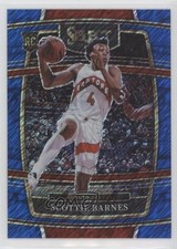 2021 Panini Select Concourse Blue Shimmer Prizm Scottie Barnes #74 Rookie RC 1u6