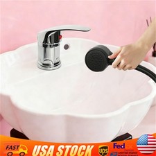Water Faucet Set, Salon Shampoo Bowl Faucet and Sprayer Kit, Salon Water Faucet