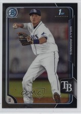 2015 Bowman Chrome Prospects Asia Exclusive Black Refractor Willy Adames 0b6c