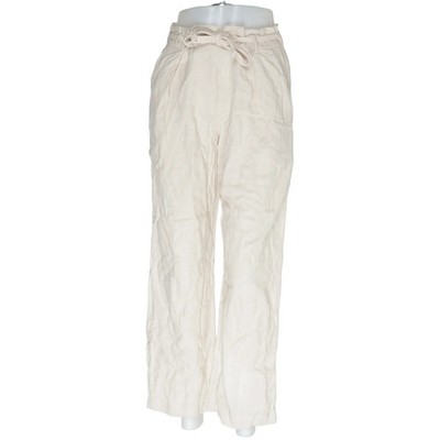 Basic Apparel, Hose, Größe: XS, Beige, Baumwolle/Leinen, Einfarbig, Damen #Qtr