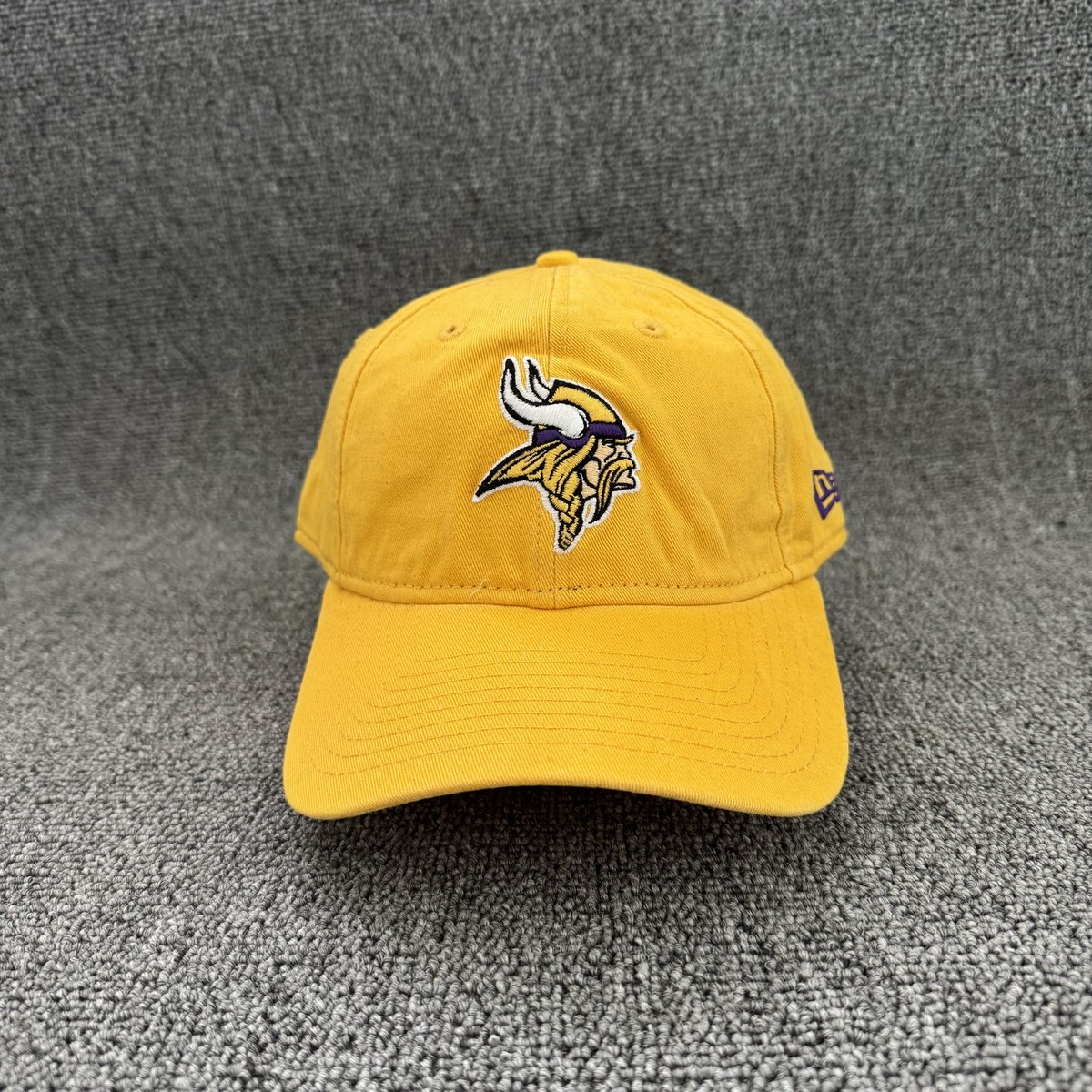 New Era Minnesota Vikings Dad Hat Strapback Gold One Size NFL Cap