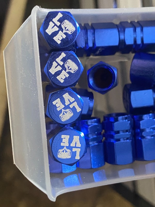 Seattle Seahawks Wheel Tire Valve Stem cap Covers 4 Pc set