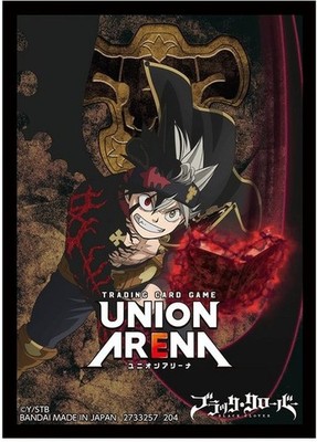 Bandai Union Arena Black Clover Card Sleeves Standard Size 60 Pack