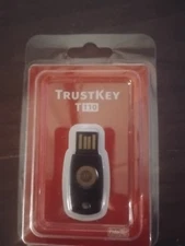 Lot of 2 FIDO Security Key TrustKey T110 U2F Two Factor Authentication USB Key