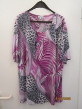 In-Print Shirts  Gr. XL lila mit Animal-Muste...
