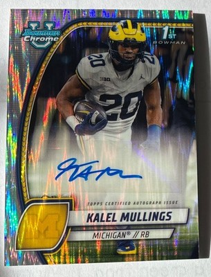 2024 Bowman University - Prospect Autographs Kalel Mullings #PA-KMU Stealth Auto