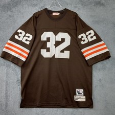Mitchell & Ness Jim Brown #32 Cleveland Browns 1964 NFL Throwback Jersey Size 56