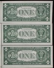 Old Money LOT of 10 1957 $1 Silver Certificates plain series XF to AU AA4727 — photo 8