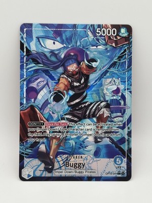 Buggy OP16-041 Leader Alternate Art The Time of Battle One Piece English NM