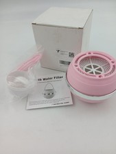 Pink Bath Water Filter Ball Tub Spa Bathtub Purifier Reusable New Open Box