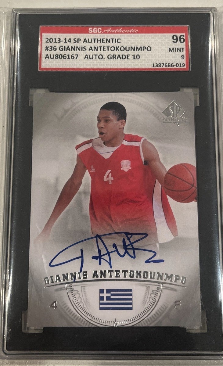 2013-14 SP Authentic - Giannis Antetokounmpo #36 Autographs (AU