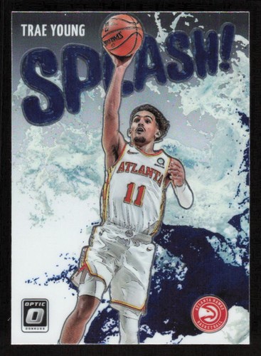 Trae Young #5 2021 Panini Donruss Optic Splash card