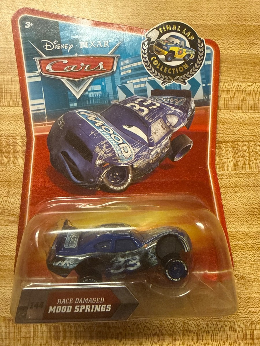 Disney Pixar Cars - Race Damaged Mood Springs #144 Mint Final Lap