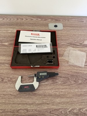 SPI digital 1-2  micrometer .00005   13-102-9 IP54 Electronic Outside Micrometer