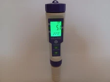 ORAPXI Pool pH Meter and Salinity Tester 6 in 1 Salinity pH ORP TDS EC