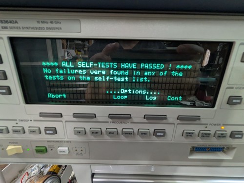 🔥HP / AGILENT 83640A 10mhz-40Ghz Signal Generator w/OPT 1 Attenuator, Cal’d! - 第 12/19 張圖片