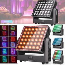 Moving Head Wash Light RGBW 104 Auto Programs Strobe DMX Sound Active Effect