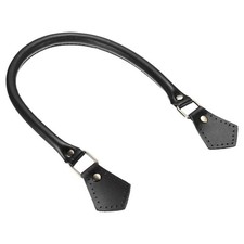 Purse Straps, 20 Inch Genuine Leather Strap for Mini Bag, Black