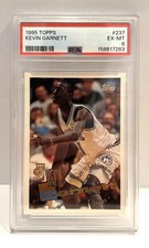 1995 Topps Kevin Garnet #237 RC PSA 6