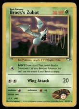 Brock's Zubat 24/132 Rare Gym Heroes Pokemon Unlimited Lightly Played on eBay