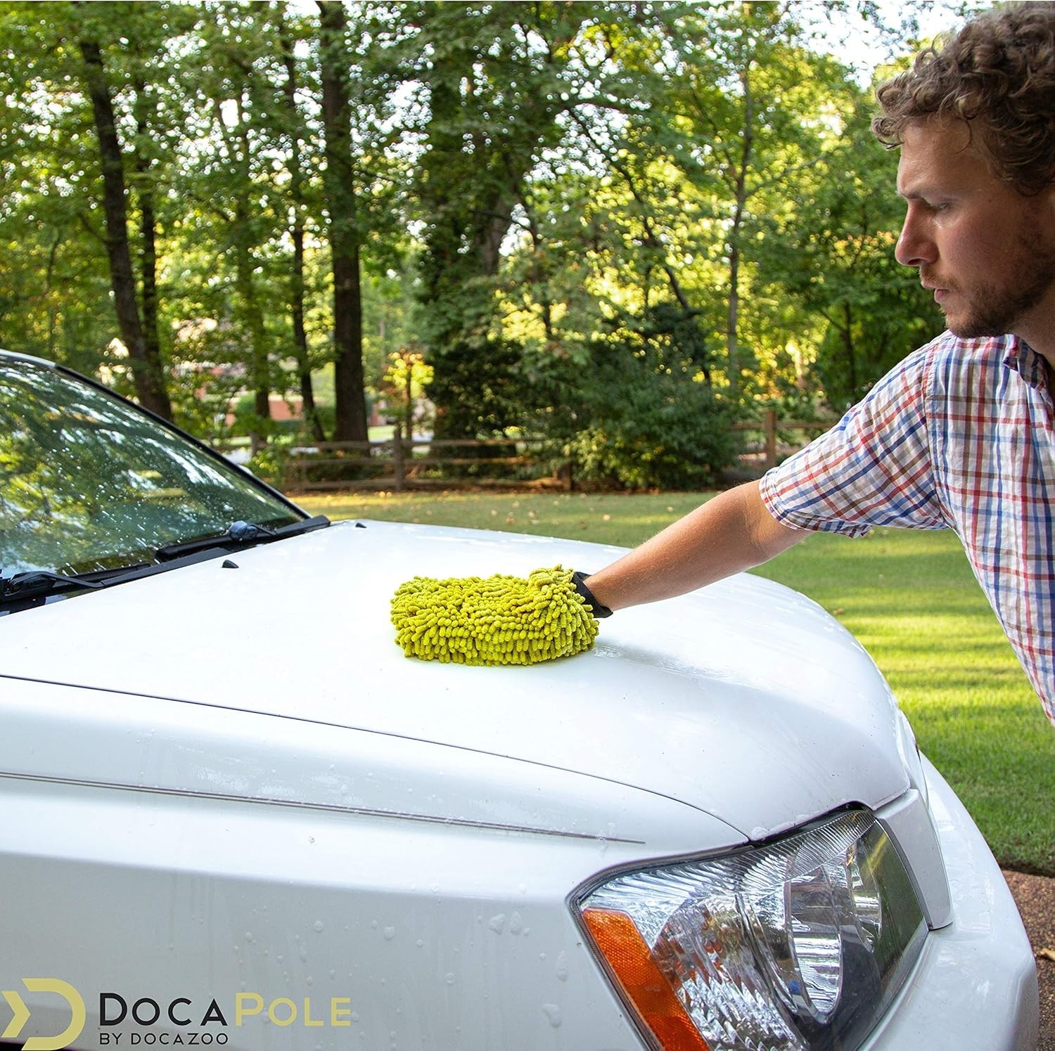 Versatile DocaPole Chenille Car Wash Mitts - Wet & Dry Cleaning Essentials thumbnail 8