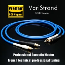 Preffair OCC Copper Hi-end Audio RCA Interconnect Cable With Silver Plated Plug